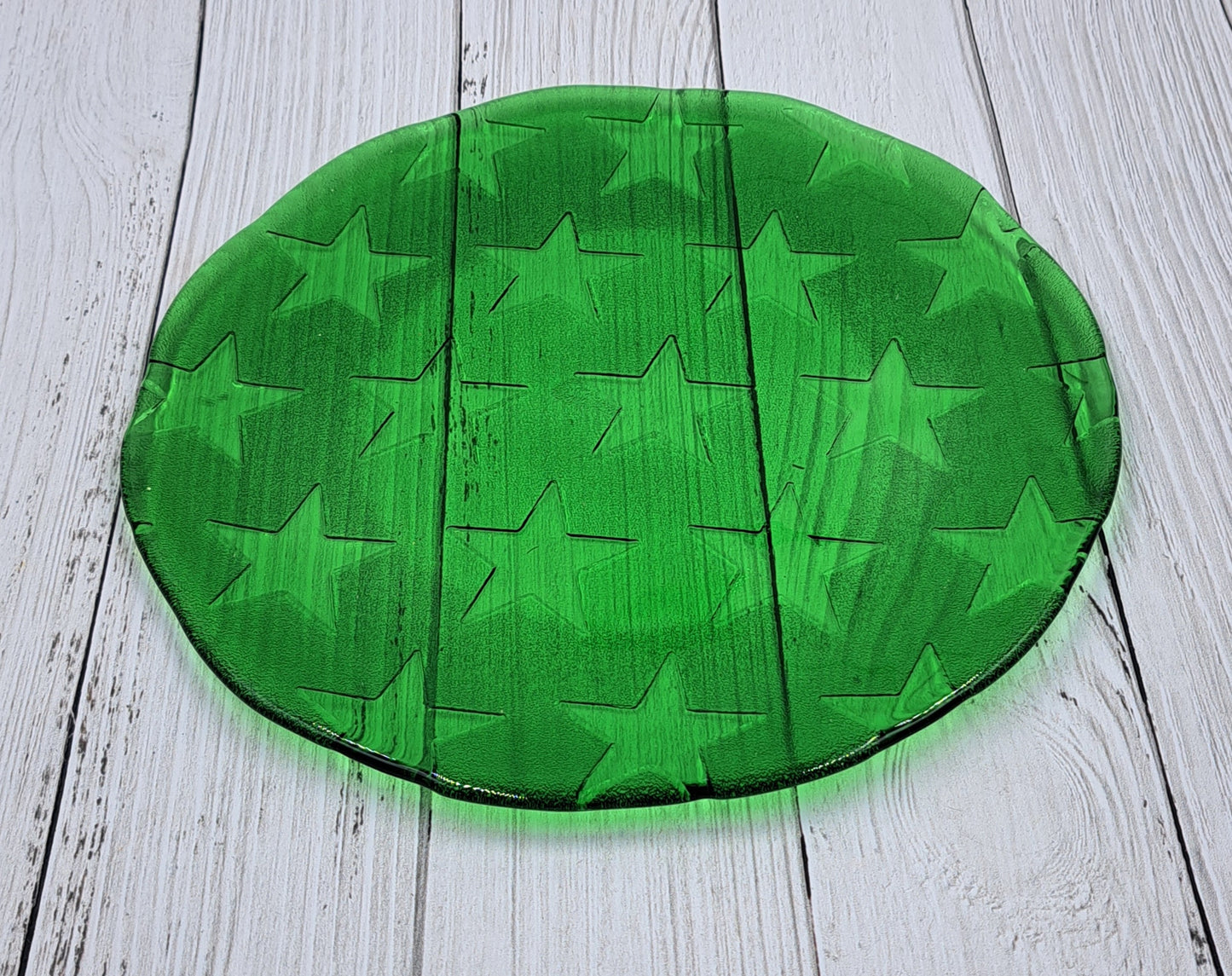 Talerz szklany gwiazdy