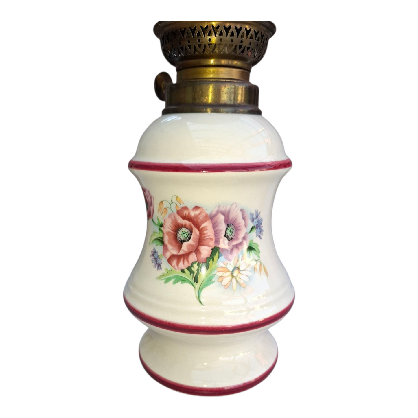 Lampa Naftowa z porcelanowym spodem