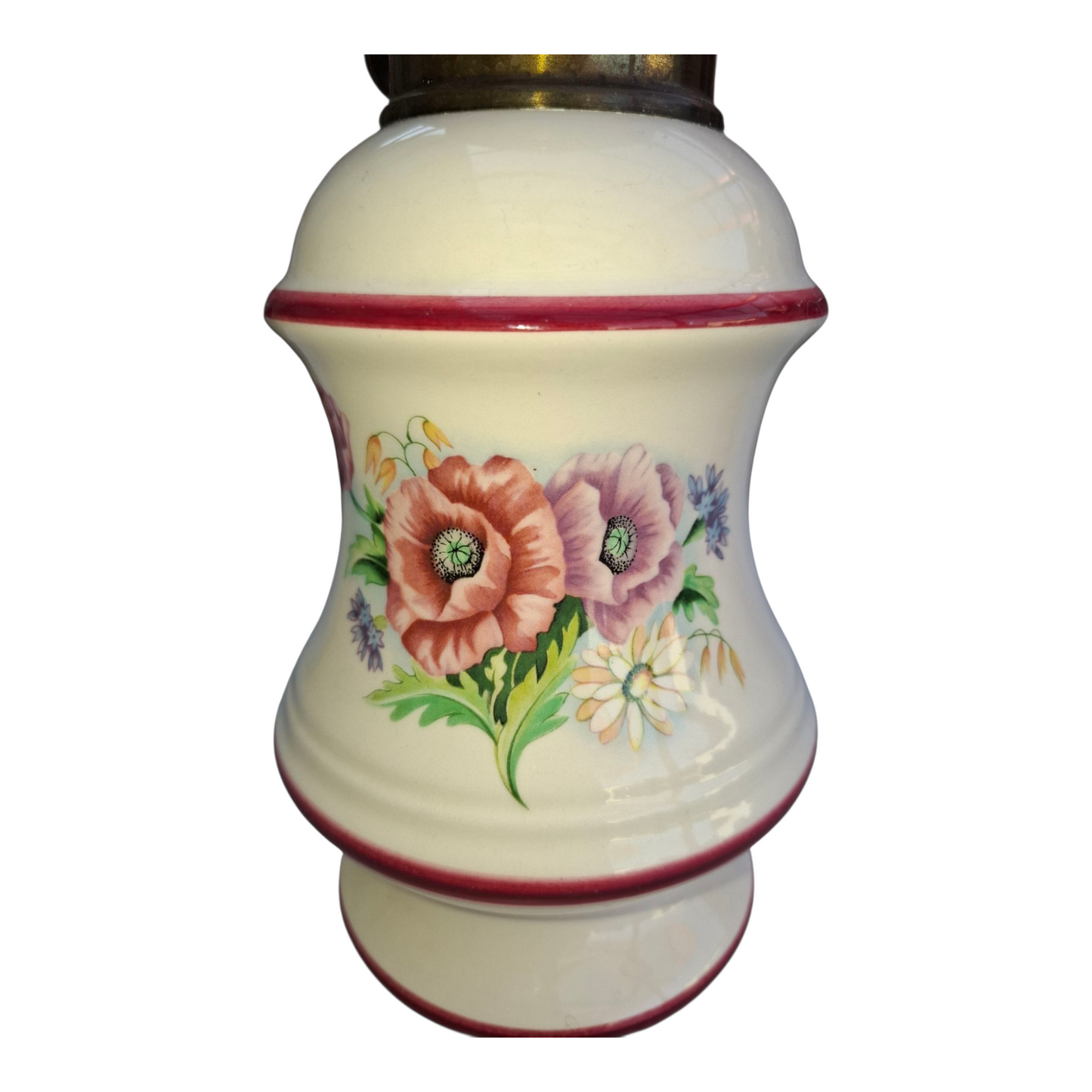 Lampa Naftowa z porcelanowym spodem