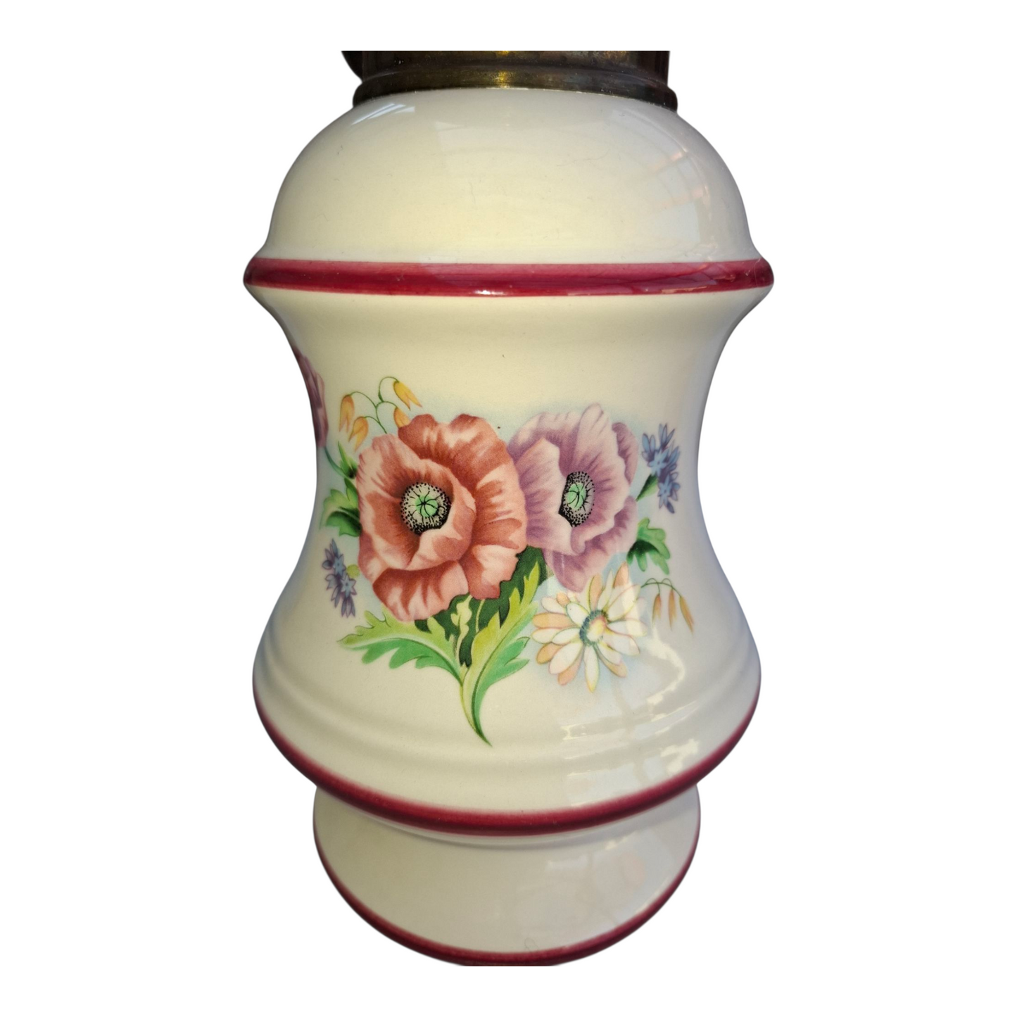 Lampa Naftowa z porcelanowym spodem