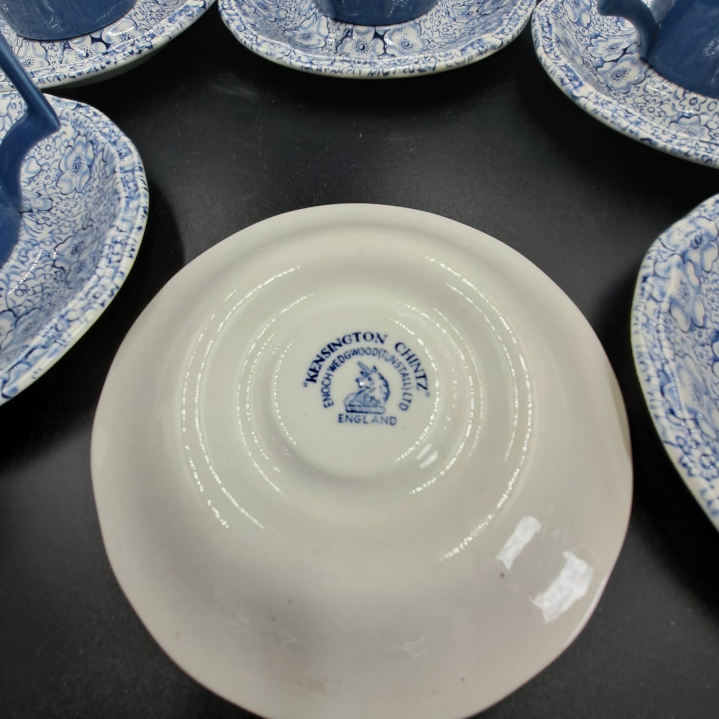 Serwis do kawy- 12 osobowy "Unicorn Pottery" Enoch Wedgwood & Co – Kensington Chintz