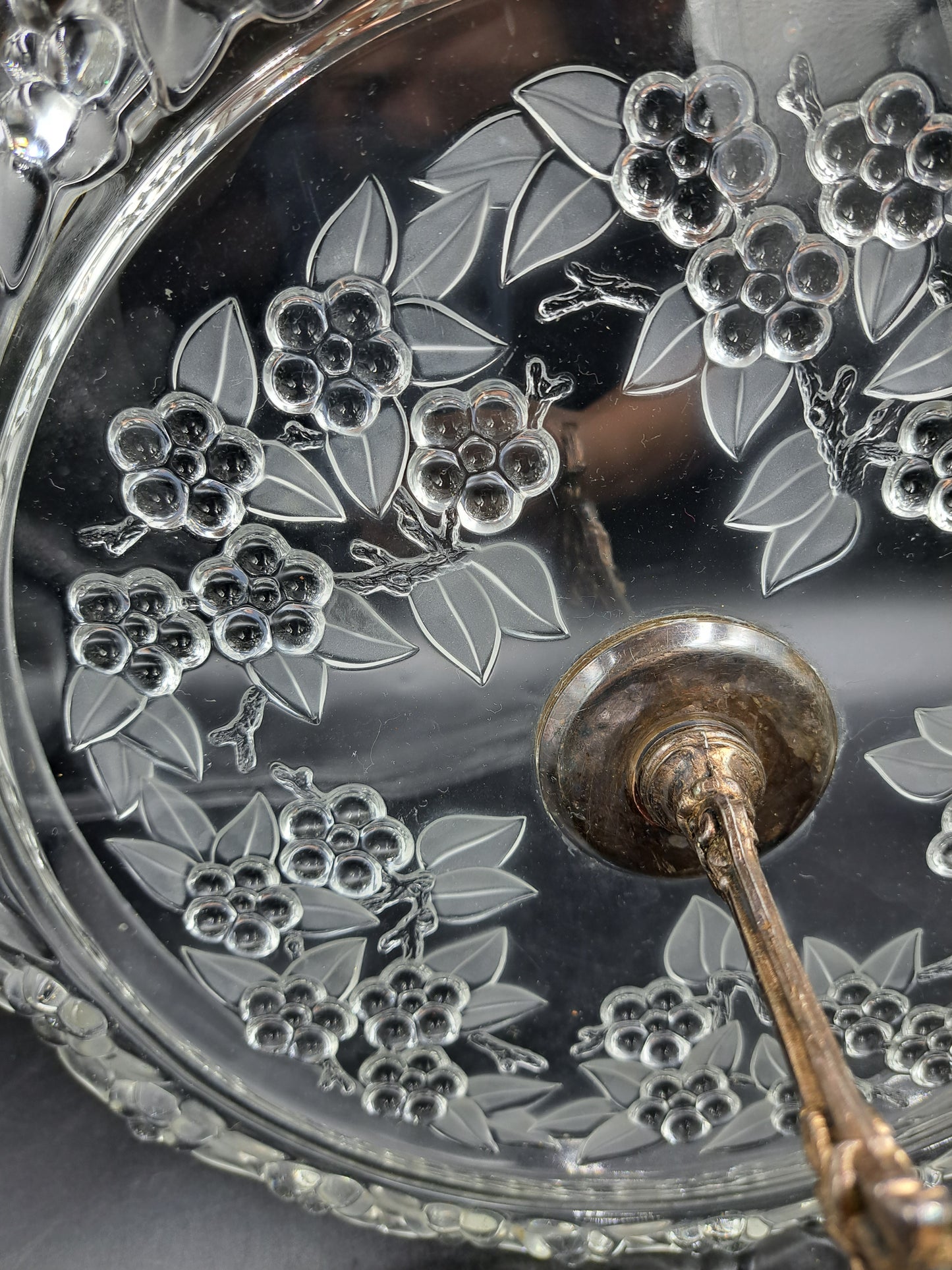 Szklana patera na ciasto