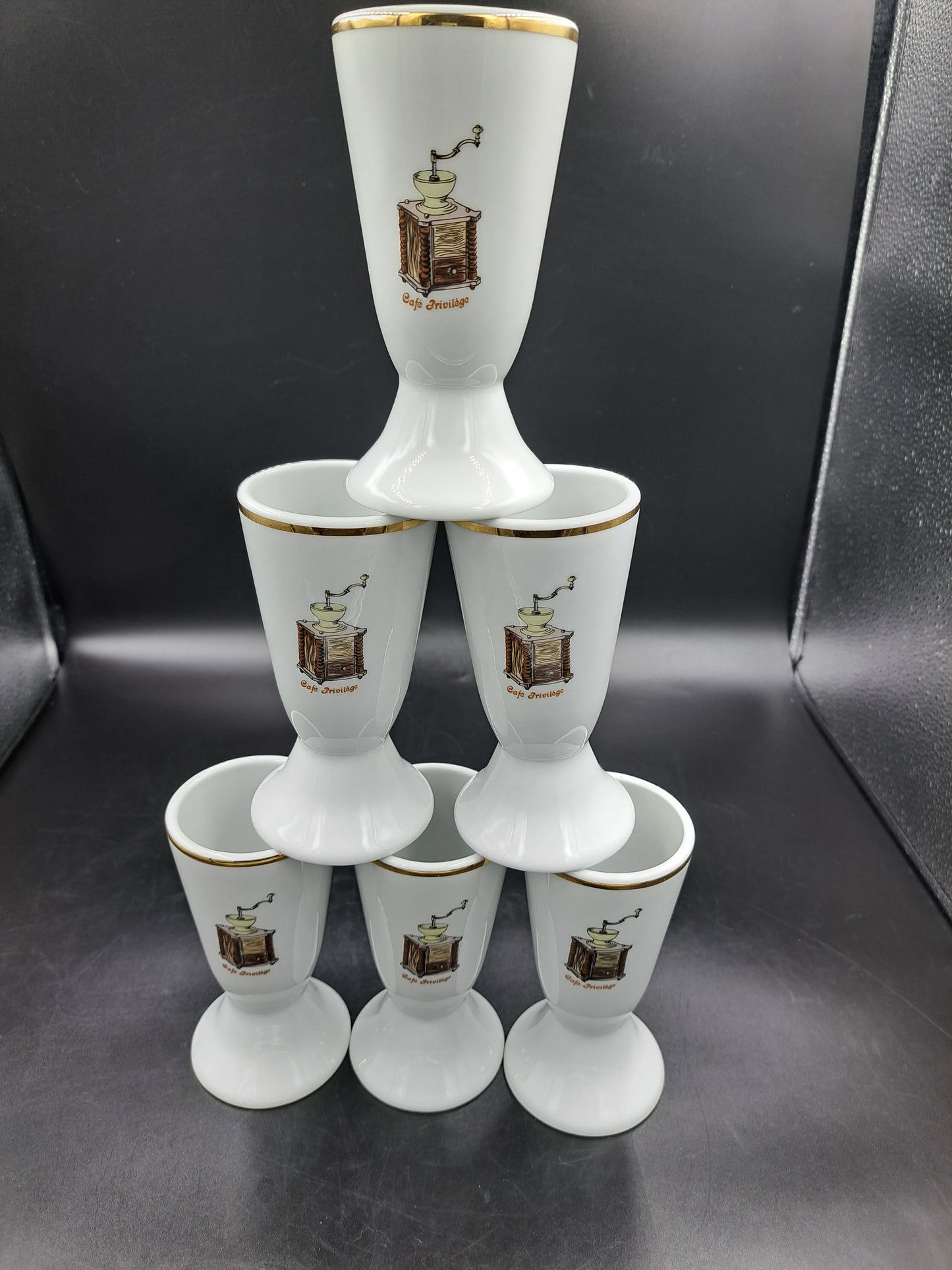 Mezagany / Porcelanowe kubki na czekoladę