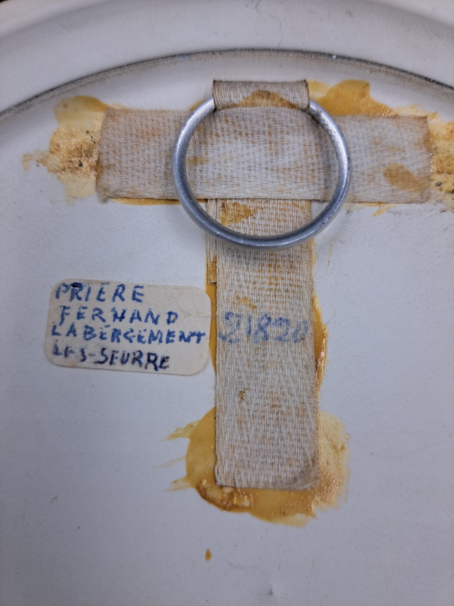 Talerz ozdobny wiszący / ceramika - motyw martwej natury