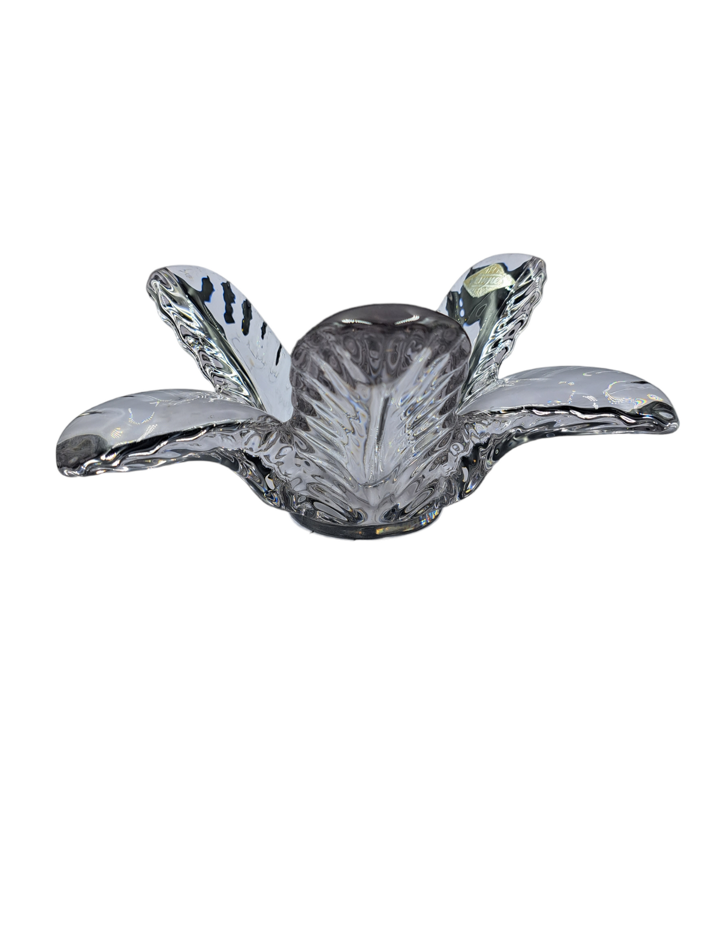 Szklana Patera z fioletowego szkła