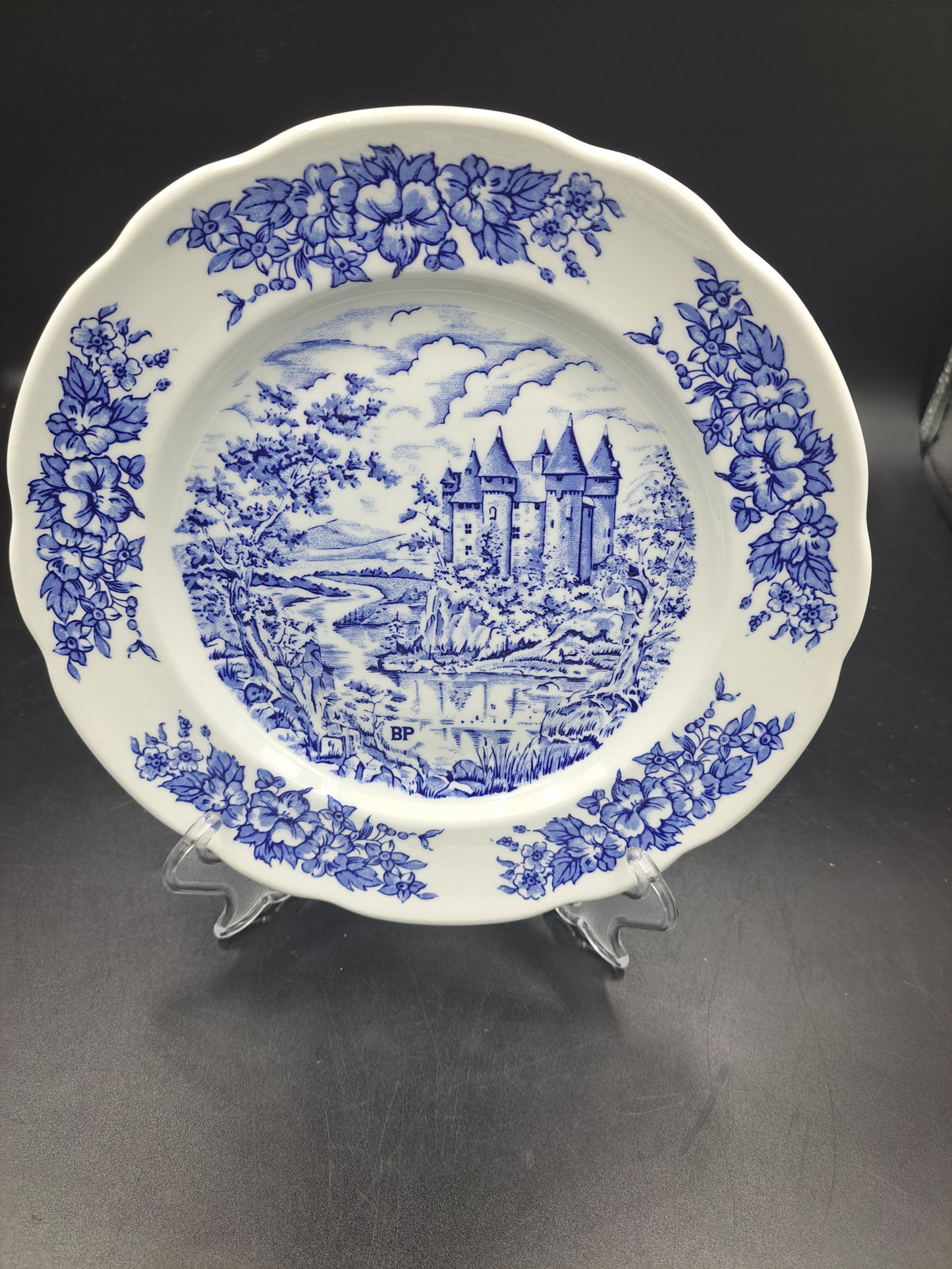 Talerze ozdobne Porcelana Pyroblan