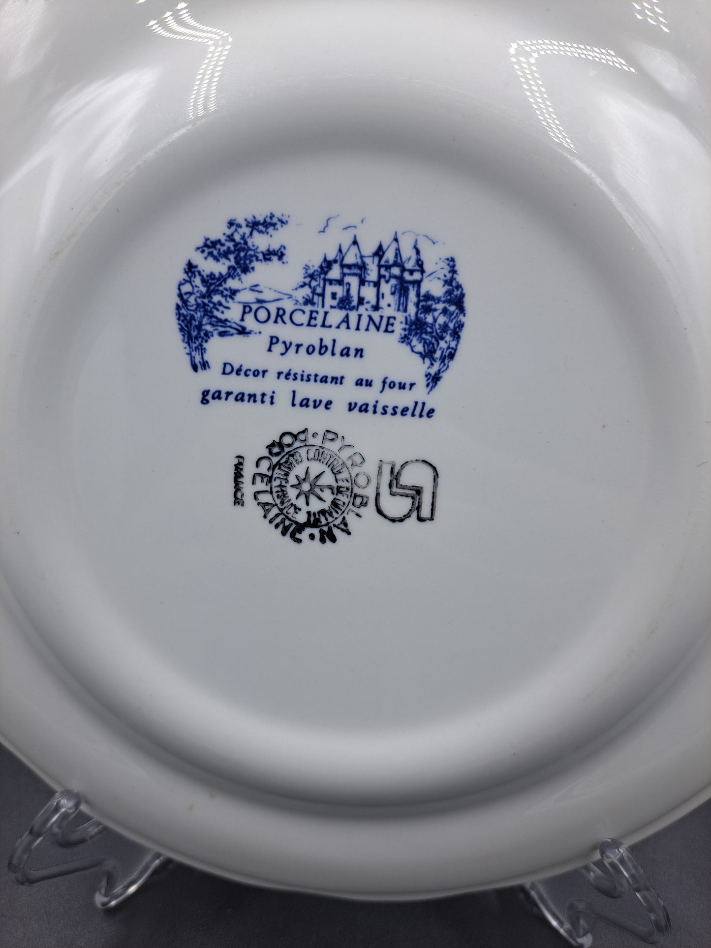 Talerze ozdobne Porcelana Pyroblan