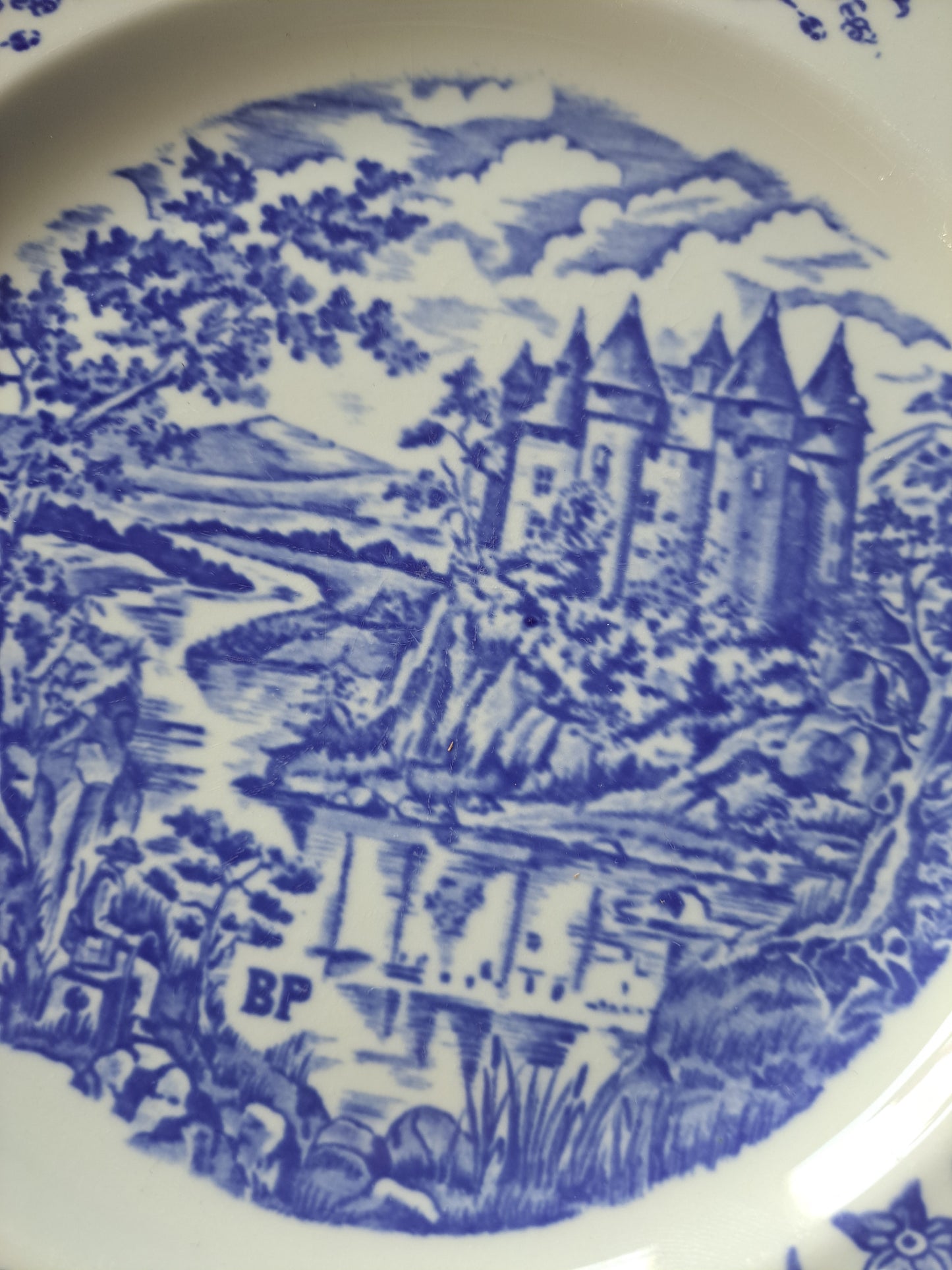 Talerze ozdobne Porcelana Pyroblan