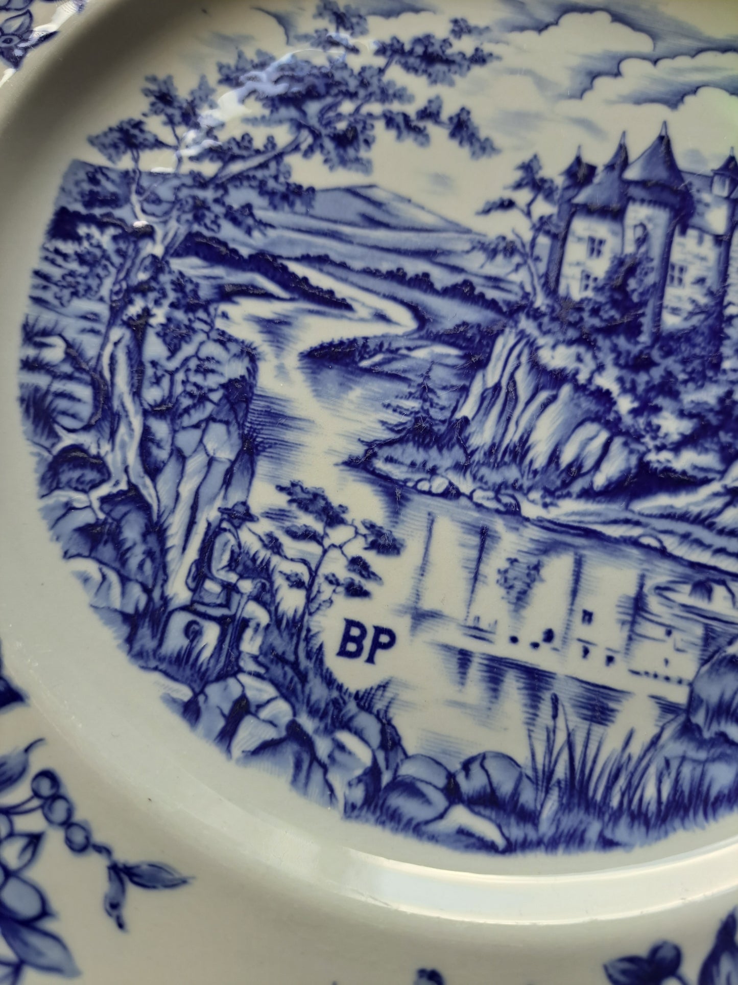 Talerze ozdobne Porcelana Pyroblan