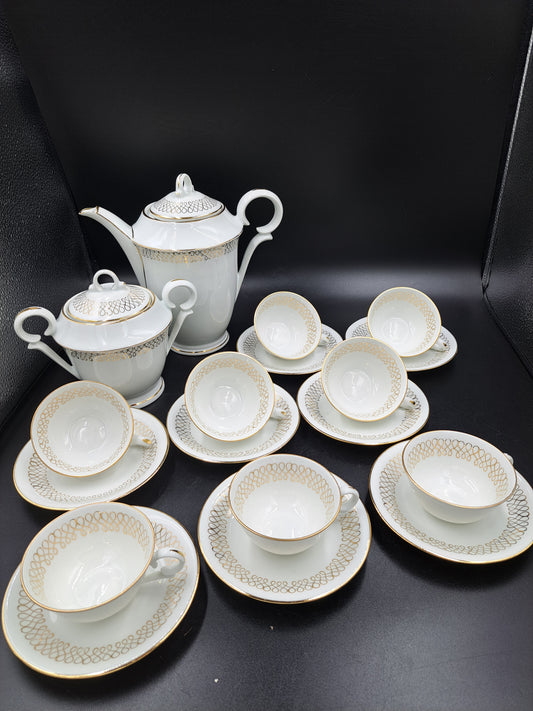 Serwis kawowy 8 osobowy Porcelana Limones