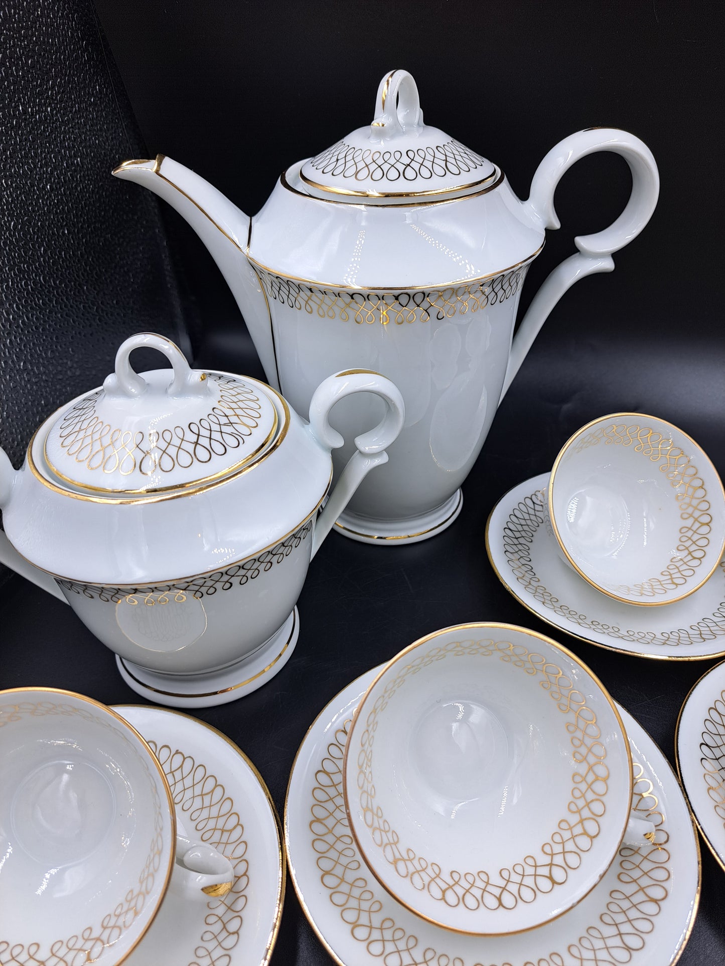 Serwis kawowy 8 osobowy Porcelana Limones